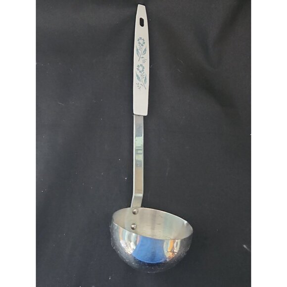 Vintage Corningware Cornflower Blue Stainless Steel Soup Ladle - Picture 1 of 6